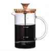 Franse drukpot koffie handbrewing pot set huis brouwen koffiefilter apparaat melk -frother theemaker koffiefilter cup 210408