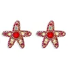 Sweet Personality Starfish Stad Boucle d'oreille pour femme Mode Strass Strassagram Boucles d'oreilles Beach Accessoires Bijoux