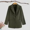 Women's Suits & Blazers Autumn Office Blazer VONDA Women Casual Lapel Collar Button Up Suit Long Sleeve Coats Veste Oversize Jackets