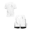 Tracksuit för män Sommarbyxor Sätter Kortärmad T-shirt och Shorts Sets Casual Clothing Mens Sportkläder Gym Män Svettdrag G1209