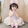 Espagnol bébé princesse Lotia dentelle robes infantile 1 an 2e anniversaire robe enfant en bas âge fille baptême robe tenue d'été 210615