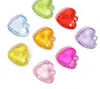 Partij Decor Hartvormige Steen Hangers Charms Acryl Losse Kralen Voor DIY Ketting Armband Sieraden Maken Desorted Color