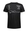 T-shirt squadra F1 2021 nuova tuta da corsa girocollo giacca a maniche corte maglione Divise della squadra di Formula 1 personalizzate con lo stesso para247L