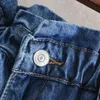 Mode elastiska hög midja jeans kvinnor streetwear blå denim byxor avslappnade fickor veckad mamma full längd byxor 210515