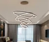 Moderne Ring LED Plafond Kroonluchters Hanglampen Voor Living Dining Room Loft Opknoping Home Decore Accessoires Binnenverlichting Restaurants