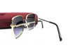 Modne vintage metalowe okulary przeciwsłoneczne Unikalne nieregularne soczewki Party Street Strzelanie spersonalizowane okulary dla kobiet Oculos W2209210