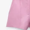 Zredara Летние Женский европейский и американский стиль девушка чистая цветная мягкая кнопка плиссированные повседневные шорты 210625