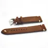 Nouvelle mode 18mm 20mm 22mm homme femmes Bracelet à la main en cuir suédé marron montre-bracelet bande sangle ceinture bracelets de montre Kzsd08 H0915