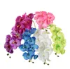 NOUVEAU Réaliste Artificielle Papillon Orchidée fleur Soie Phalaenopsis De Mariage Maison BRICOLAGE Décoration Faux Fleurs gratuit