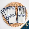 Linen Cotton Set of 12 special handmade table spoon serving accessories Dinner Napkin Party Decoration tablecloth High end