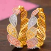 KellyBola exclusif marque de luxe cerceau Noble symbole pour les femmes mariage fiançailles anniversaire boucles d'oreilles bijoux