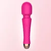 AV Vibrator Dildo Body Vibration Massager G Spot Clitoris Stimulator Massage Stick USB Recharge Magic Wand Vuxen Masturbator Sex Toy Valentine Gift Zl0078