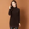 Styl Chiński Winter Casual Sukienka Damska Odzież Patchwork Sweter Dresses O-Neck Collar Suknia Samica Elegancka Vestidos Imitacja Mink Aksamitne ubrania