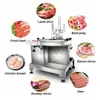 Skrivbord Hög Power Fish Slicer Machine Cutter Rostfritt Stål Skivning Multifunktionell Färsk Kött Kyckling Breast Fling Maker