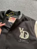 Herrenjacken Vandythepink Varsity Baseball Damen Herren Hochwertige Kleidung PU-Leder Bombermäntel Winterjacke