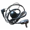 10x D-vorm 2pin oorhaak oortelefoon headset oortelefoon w / ptt microfoon voor Motorola Walkie Talkie Radio XTN446, XTN500, XTN600 AXV5100 AXU4100