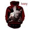 Mäns Hoodies Sweatshirts Anime Jujutsu Kaisen Gojo Satoru 3D Tryckt Unisex Harajuku Sweatshirt Character Pullover för män och kvinnor.