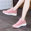 Top Fashion 2021 Off Men Women Sports Running Shoes High Quality Solid Color Breathable Outdoor Runners Pink Knit Tennis Sneakers SIZE 35-44 WY30-928