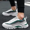 Groothandel Top Kwaliteit Loopschoenen Mannen Vrouwen Sport Ademend Wit Zwart Outdoor Mode Papa Schoen Sneakers MAAT 39-44 WY14-F119