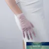 Crème solaire d'été Gants de conduite Femme Courte Mince Plaine Maille Gants Sexy en Dentelle Femme Anti-UV Doigt Complet Mitaines de Cyclisme K12 Conception d'experts de prix d'usine Qualité