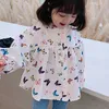 Spring Summer Long-Sleeved Top For Girl Japanese And Korean Style Blouses Shirts Blouse Girls 210528