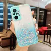 Casos de telefone para Xiaomi Redmi Nota 10 10S 9 9S 8 Pro Gradiente Glitter Lantejoulas F3 X3 Pro NFC M3 Soft Back Capa