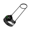 Svart 4-pin 1m Smart Watch Laddningskabel Snabb Laddning Armband SmartWatch USB Power Charger Cord Line för Polar Unite Factory