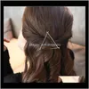 Clips Haarspangen Drop Lieferung 2021 Promotion Trendy Vintage Kreis Lippe Mond Dreieck Haarnadel Clip Haarnadel Hübsche Damen Mädchen Metall Schmuck