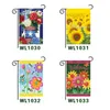 10pcs 2020 sublimation Blank Garden Flag American Garden Flags heat tranfer printing Garden Banner blank banners size 3045cm 19006827291