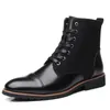 Bottines tactiques en cuir pour hommes, chaussures d'extérieur chaudes en fourrure d'hiver, bottes de chasse de l'armée américaine pour hommes, chaussures décontractées noires