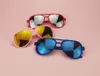 Mode enfants lunettes de soleil enfants en plastique cool couleur lunettes de plein air bébé garçons filles classique plein cadre lunettes adumbrales S1094