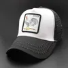 Gierig Hoeden Net rood dier serie mesh borduurwerk gebogen Rand cartoon Haan vrachtwagen Chaozhou man baseball hat2457