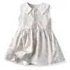 Frühling Kinder Mädchen Ärmelloses Druck Kleid Säugling Baby geboren Kleidung Floral 210521