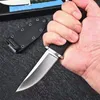 Promotion Survival Straight Knife 8Cr13Mov Satin Drop Point Blade Nylon Plus Glass Fiber Handle Fixed Blades Knives With Kydex