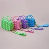 Party Fidget Bubble Chain Bag Cute Lady Handbag Purses Kids Boy Girls Novel Cool Design Crossbody Fanny Pack Push Sensory Puzzle Toys Early Leaning Education 2022