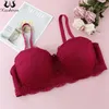 Xiushiren demi bh kvinnor underkläder sexig bralett push up bh strapless spets bra plus storlek kvinnlig bröllop bras soutien Biustonosz 211110