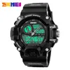 SKMEI 1029 Green Camouflage Military Wristwatch LED Digital Watch Men Sport Super Cool Men's Quartz Sports Watches Male X0524