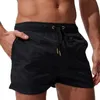 Shorts de plage hommes tronc été pantalons courts solide respirant séchage rapide natation surf cuisse grande taille hommes