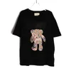 Bear designer de alta qualidade t-shirt homens mulheres cordeiro casual tees manga curta hip hop tops tee punk impressão bordado letra verão skate moda tamanho grande tamanho