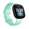 Band voor Fitbit Versa 3Sense Soft TPU Sport Strap Vervanging Polsband Women Men Smart Watch -accessoires voor Fitbit Sense Handholes8037088