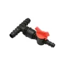 Tuinslang 25mm Tot 20mm 16mm Tee Barb Water Splitter Met Klep Verminderen 3 Way Connector 1pcs Watering Equipments314R