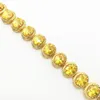 Enlace, cadena de lujo en forma de huevo en forma de piedra amarilla circonia cúbica cristal zircon brazalete boda cena accesorios accesorios