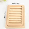 Wooden Natural Soap Dishes Eco-friendly Bathroom Soaps Storage Anti-slip Tray Plate Bathing Supplies Box Container BH5078 TYJ