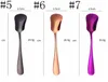 Ice Cream Spoons Stainless forks Steel Plated Dessert Scoop Tea Coffee Stirring Cake Sugar Honey Creative Kitchen Flatware