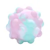 2021 Новая трехмерная декомпрессионная игрушка сбрасывающий пузырь шариковый силиконовый цвет