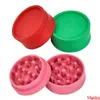 Grinder da fumo biodegradabile PE 40MM 56MM 63MM degradabile per tabacco Eco 2 parti Strato di spezie in plastica per erbe e sigarette Frantoio3441473