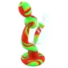 Tubos de água de fumar tubos de cachimbo de tubos de cachimbo de vidro alienígonos alienígenas bubblers debablers debables tabaco filtrável equipamento de petróleo filtrável