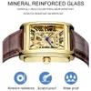 Chenxi luxo ouro relógio automático homens negócios À Prova D 'Água Esqueleto Tourbillon Mecânica relógio de pulso Top Marca Relogio Masculino Q0524
