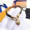 Fashion Woman or Man Bracelets High Quality Leather for Couple Bracelet with box241F