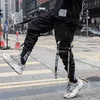 Prowow sommar svart hip hop cargo byxor män streetwear bomull joggare mode sweatpants casual harem byxor 210723